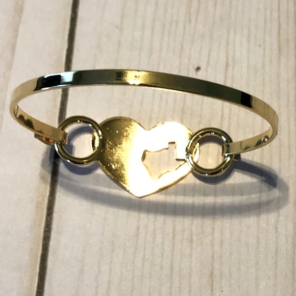 Fashion Jewelry Heart Texas Bracelet - Picture 6 of 7